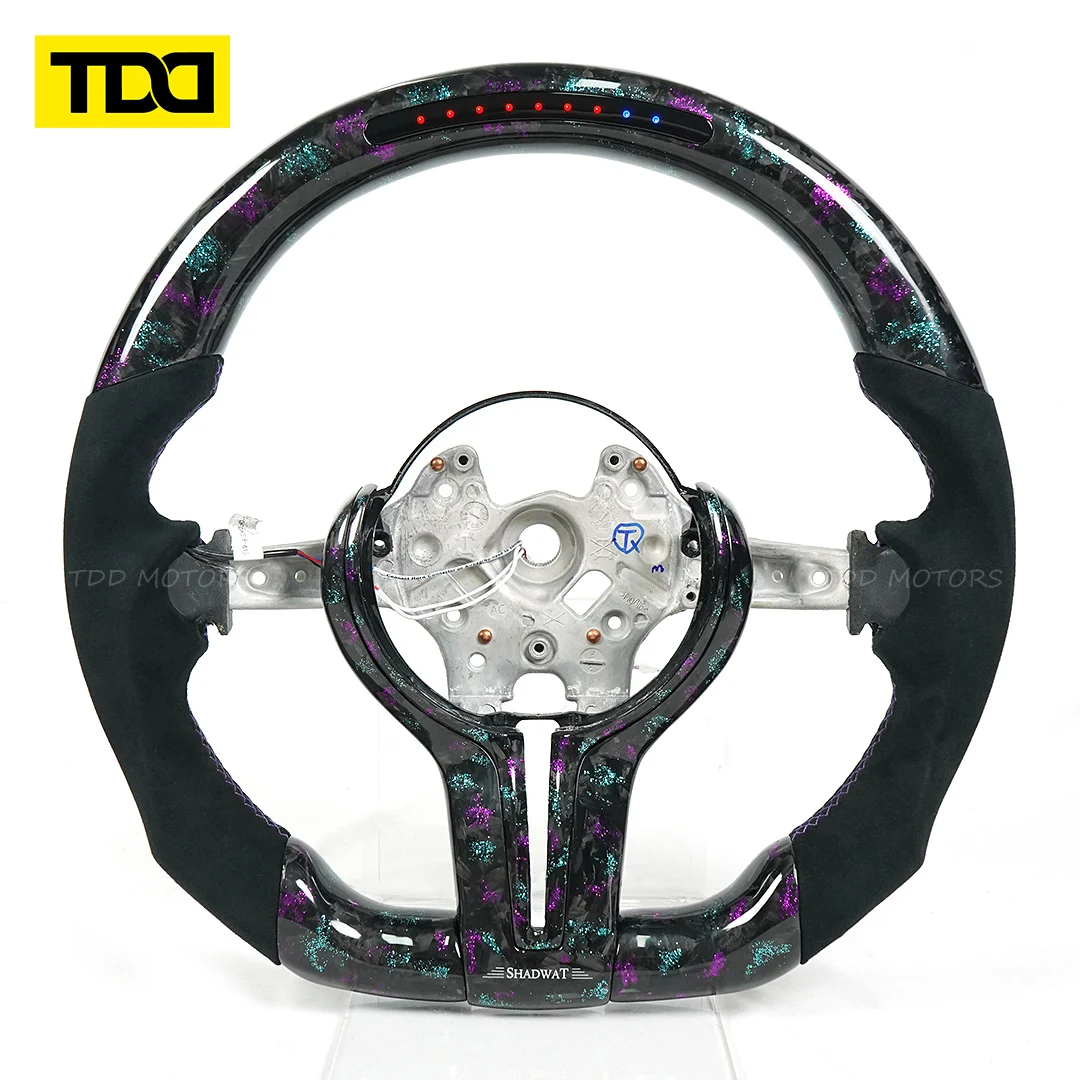 TDD Carbon Fiber Customized Smart Galaxy Pro II LED Steering Wheel for BMW F30 F10 F15 F16 F06 F32 F26 F25 E46 E36