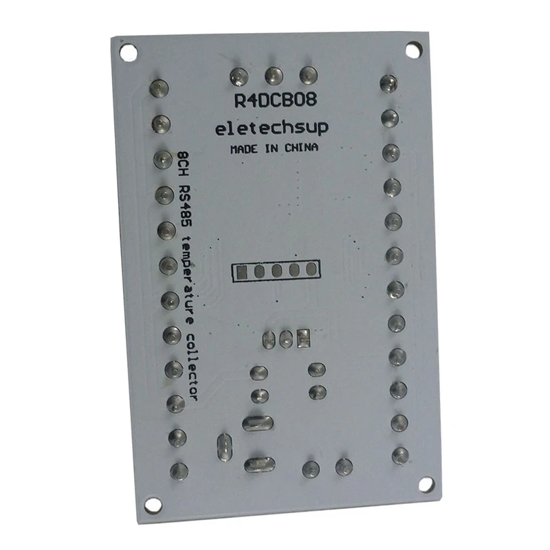 ELETECHSUP 2X 8Ch Ds18b20 Rs485 Modbus Rtu sensore di controllo della temperatura modulo digitale remoto PLC R4DCB08