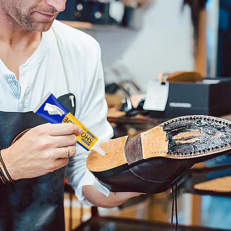 Instantânea cola de couro profissional, Boot Heel Fix, Fixação de sapatos e botas desgastadas, 45g