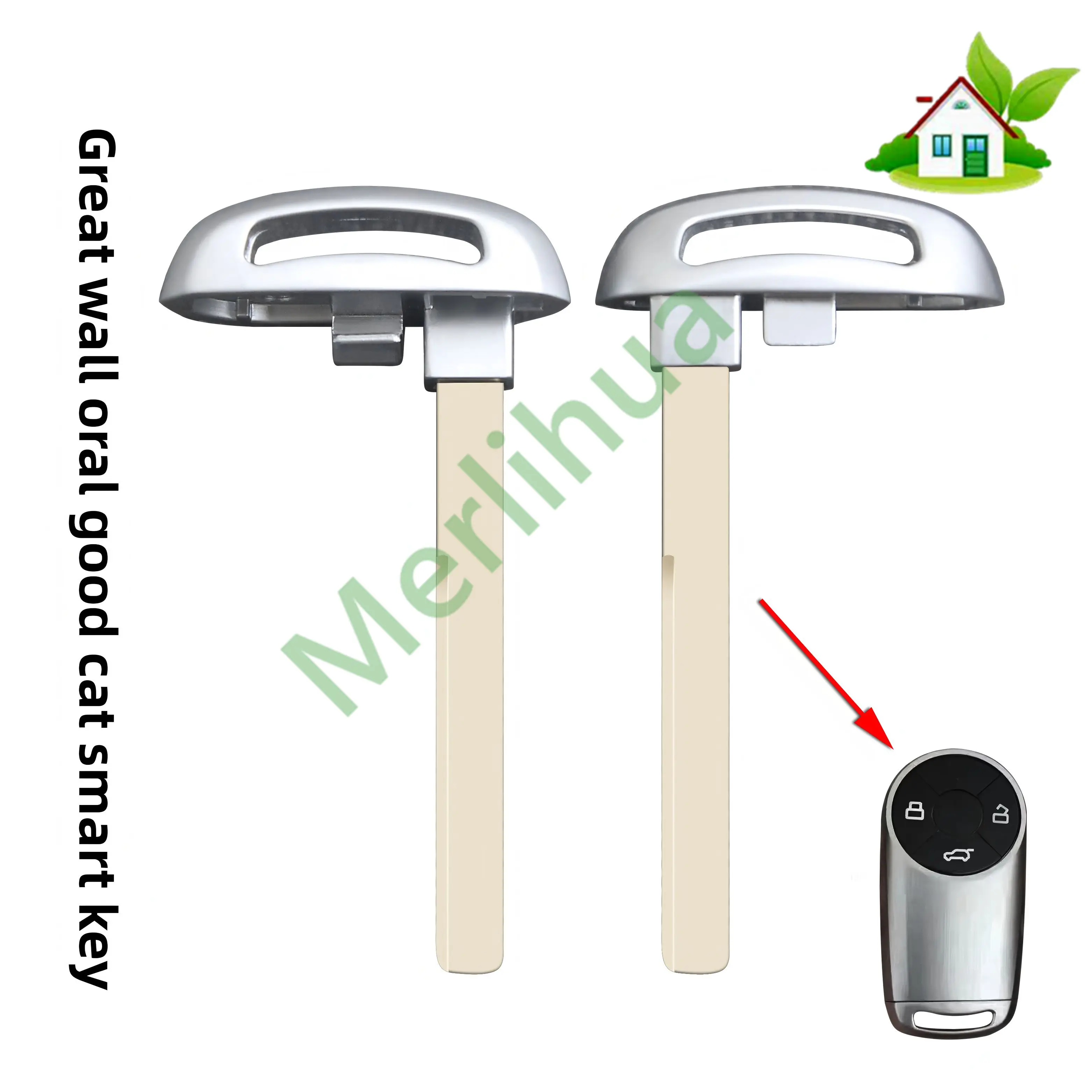 Compatible with Great Wall Ora Good Cat Smart Mini Key, Metal Key, Remote Key, and Intelligent Remote Mini Key