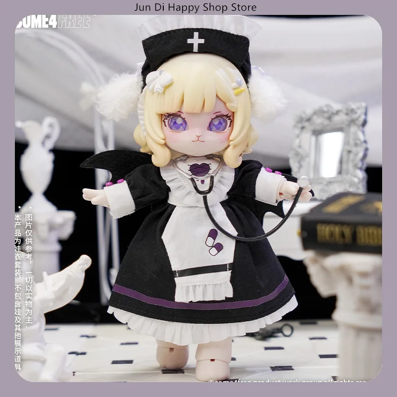 

OME4FREE Disease Tour 1/12 BJD Doll Clothes Dress Cute OB11 Doll Skirt Outfit