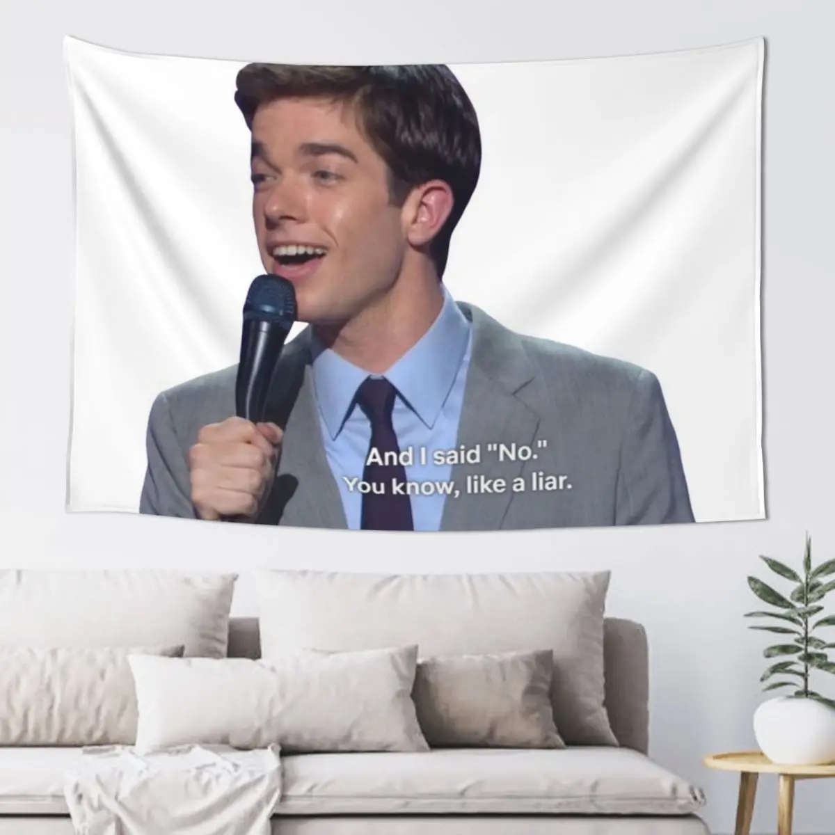 John Mulaney Tapestry Wall Carpet House Decoration Outdoor Decor Decorative Wall Tapestry