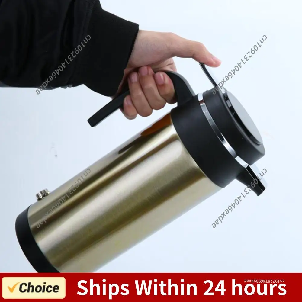 

Автомобильный/грузовой чайник-термос 1200 мл, герметичный, 12/24 В, 120/240 Вт, быстрое кипячение для путешествий и дома