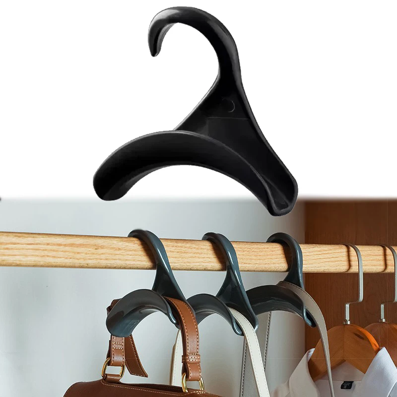 

1Pc Bag Hanger Hook Handbag Hat Scarf Storage Rack Durable Wardrobe Backpack Hook Handbag Holder Storage Rack Organization