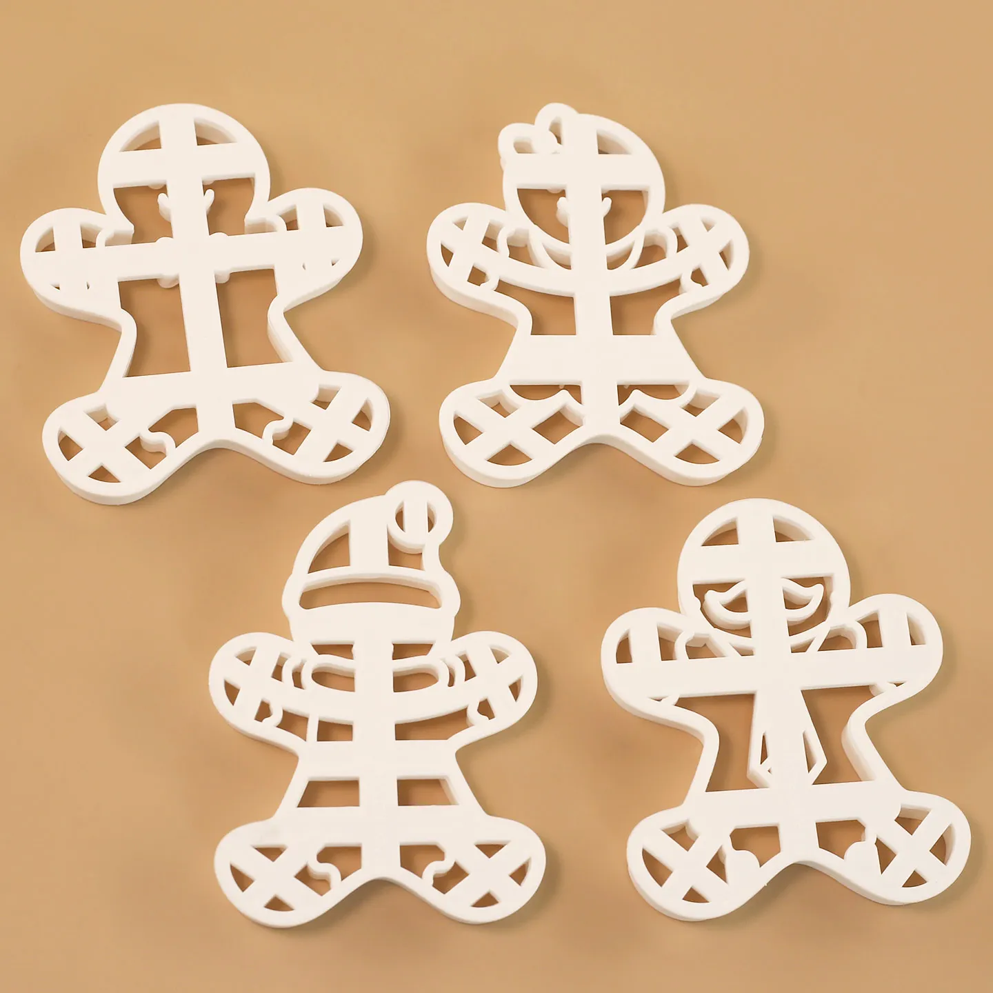 1 قطعة/4 قطعة مجموعة عيد الميلاد الزنجبيل رجل قاطعة البسكوت قالب لخبز الجبن فندان-هدايا لعيد الشكر وديكور عيد الميلاد #6