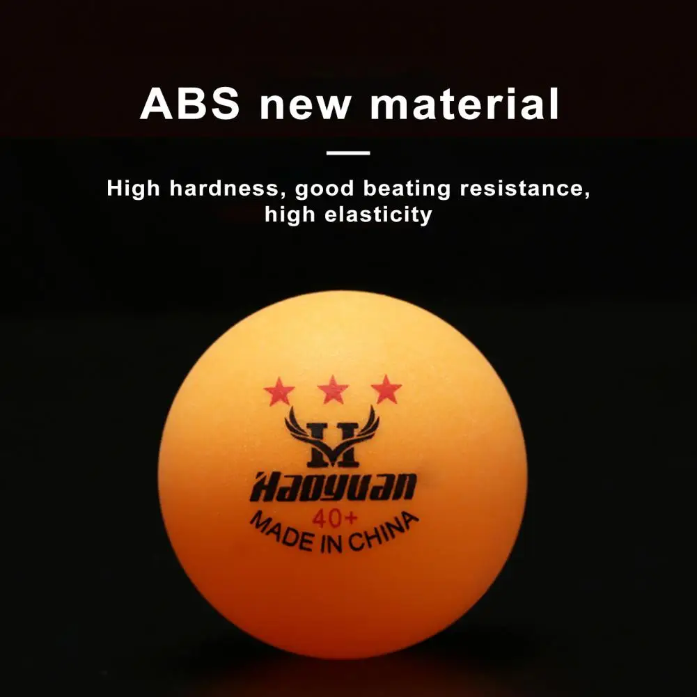 Pingpong Balls Smooth Table Tennis Balls High-quality Ping-pong Balls Durable Elastic Impact Resistant for Recreational Play