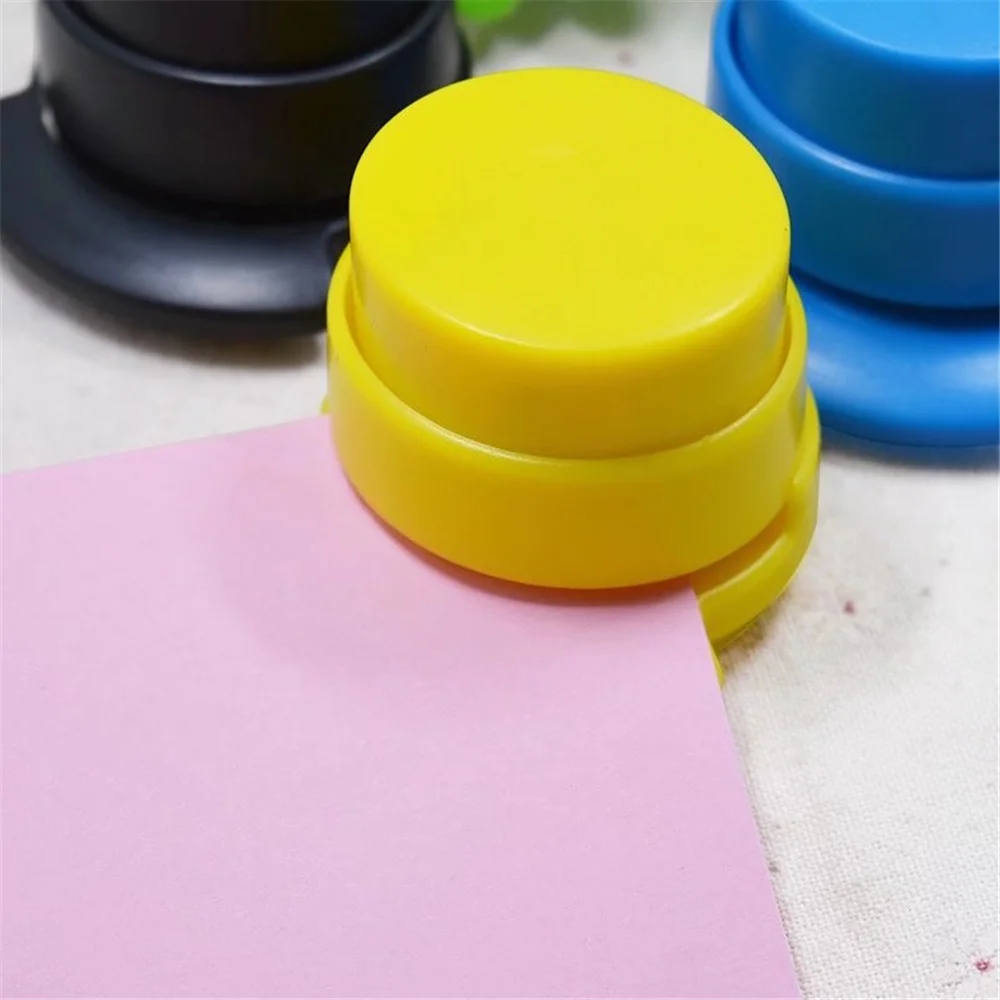 Office Home Staple Free Stapleless Hefter Environment Paper Binding Binder Paper Clip Use