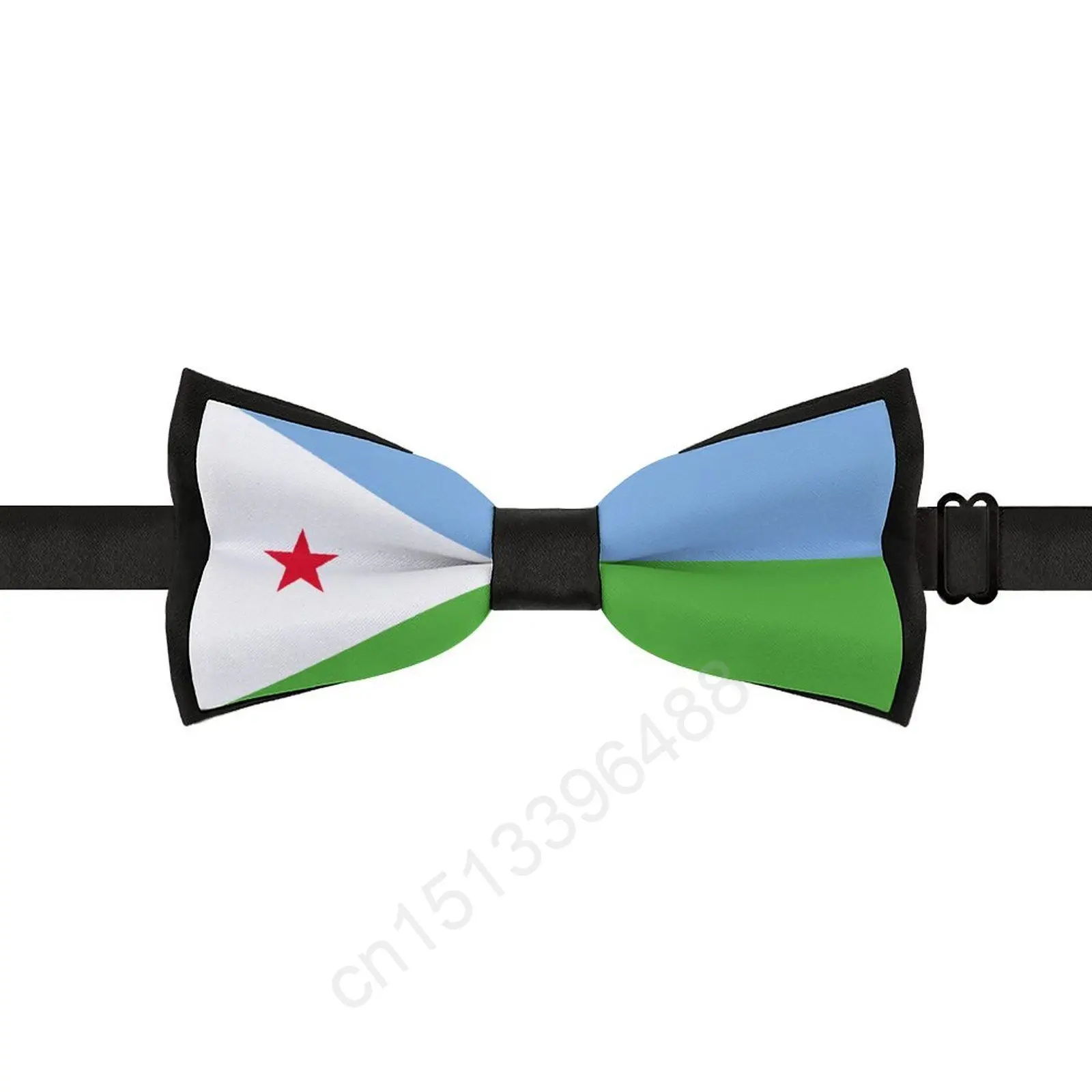 

2025 полиэстер Djibouti флаг галстук-бабочка для мужчин модные повседневные мужские галстуки-бабочки галстук для свадебной вечеринки костюмы галстук