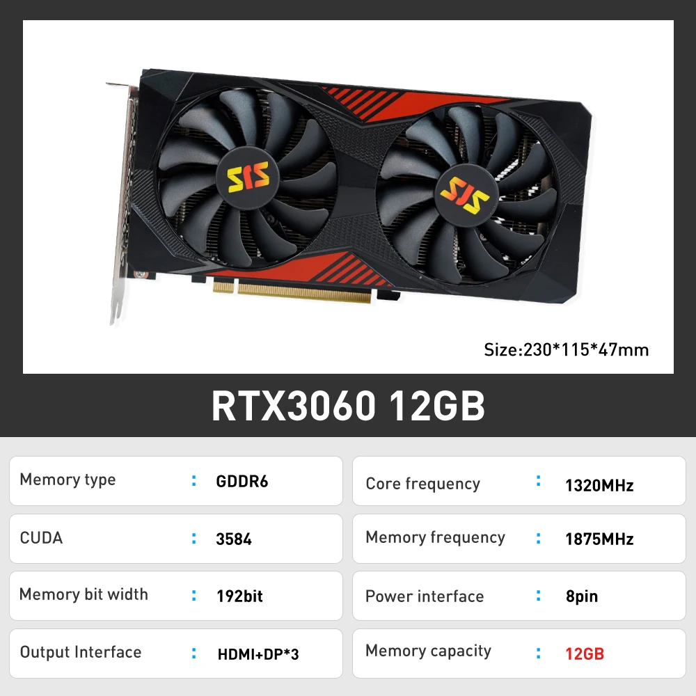 Carte vidéo blanche Radeon Mining Gaming, SJS, RX 580, 8G, 256 bits, 2048SP, GDDR5, AMD GPU, cartes de fouille, jas580