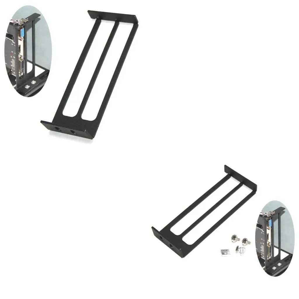 GPU Graphics Card Holder Aluminum Alloy Vertical Video Card Support Baffle