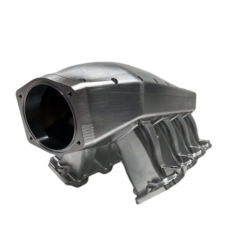 CNC Aluminum Alloy Plate Formal Billet Custom LS1 Engine Cathedral 102mm Intake Manifold XUECHEN Zhejiang