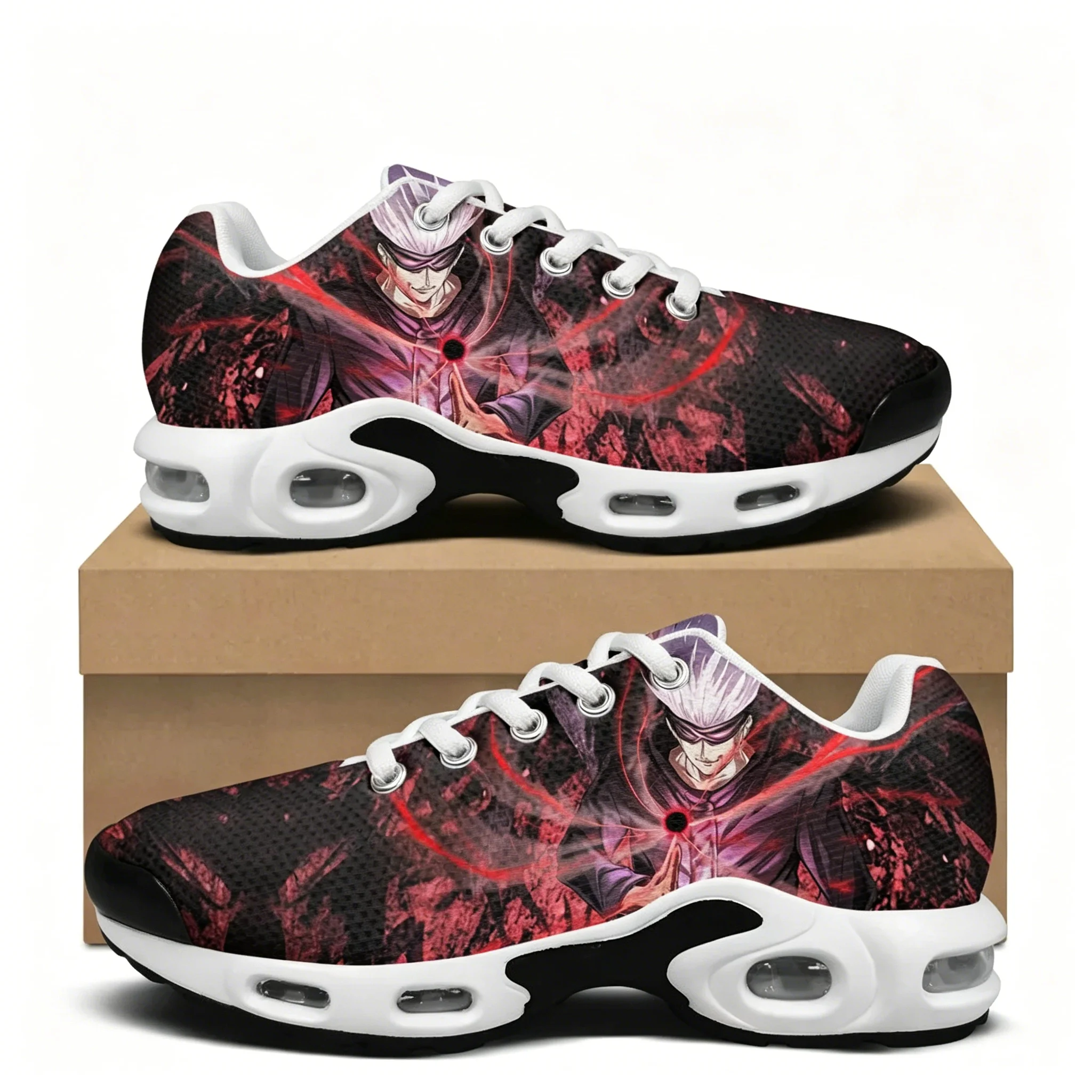 Gojo Satoru Heavy THE HONORED ONE Air Cushion Sneakers Mens Womens Teenager Sports Shoes High Quality Custom Mesh Sneaker