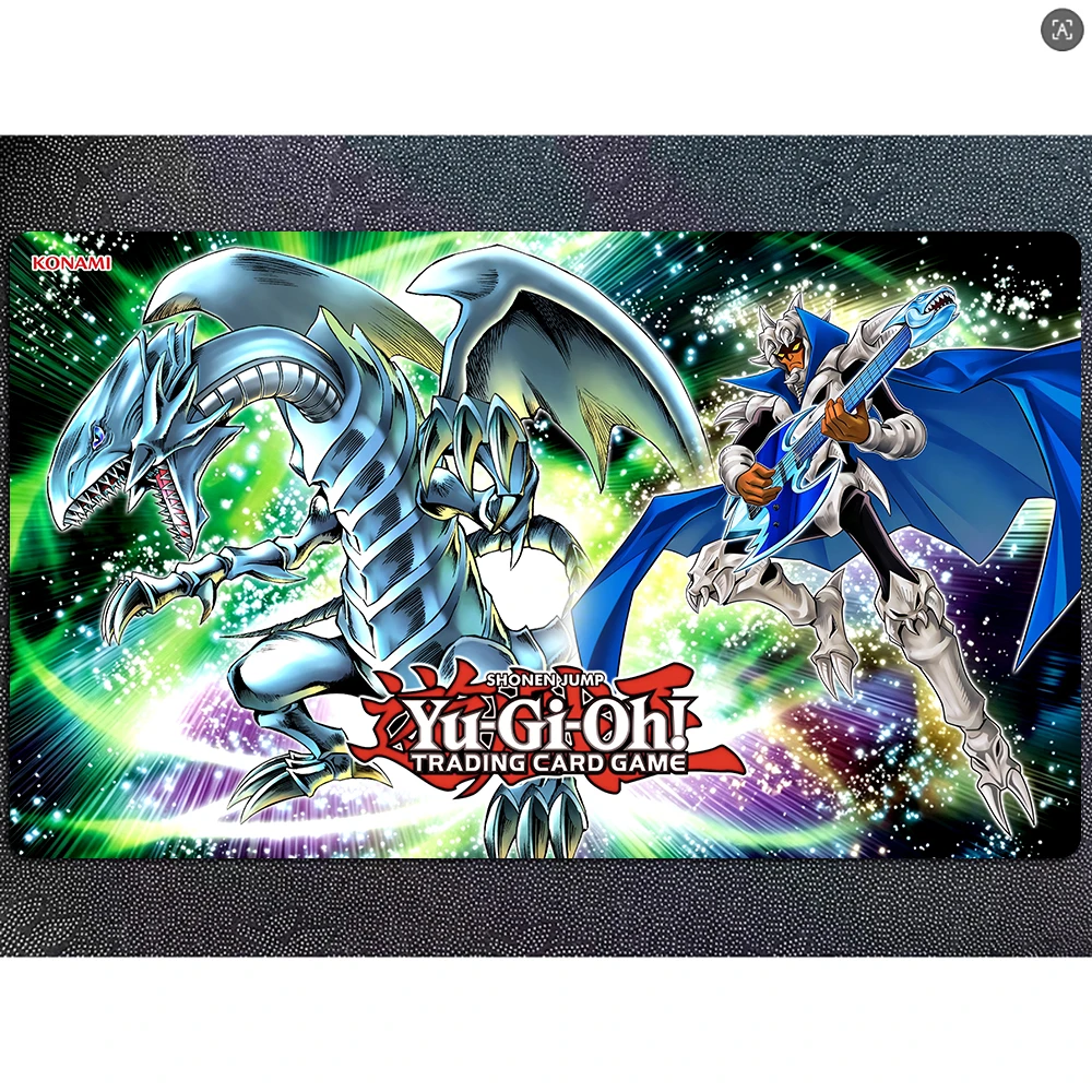 Yu-Gi-Oh Playmat Blue Eyes White Dragon Card Pad Mat Custom YGO Mat KMC TCG YuGiOh M-203