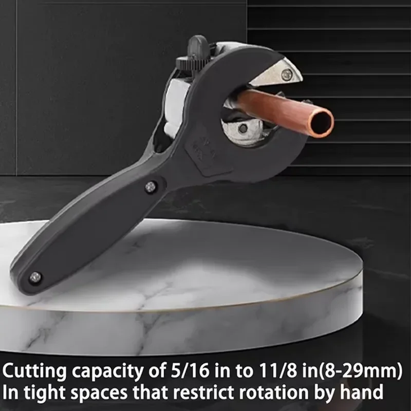 

Ratchet Tube Pipe Cutter for Cutting 8-29mm Stainless Steel Copper Aluminum Alloy Ratchet Scissors Hose Cutting Hand Tool New