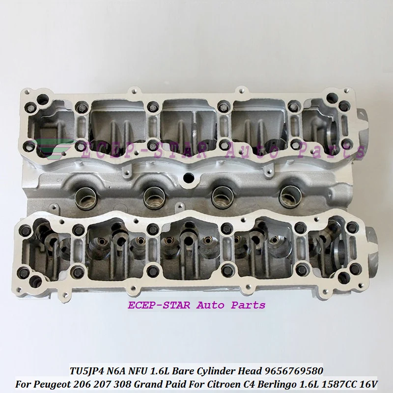 

TU5JP4 N6A NFU 1.6L Bare Cylinder Head For Peugeot 206 207 308 Grand Paid For Citroen C4 Berlingo 1.6L 1587CC 16V 9656769580