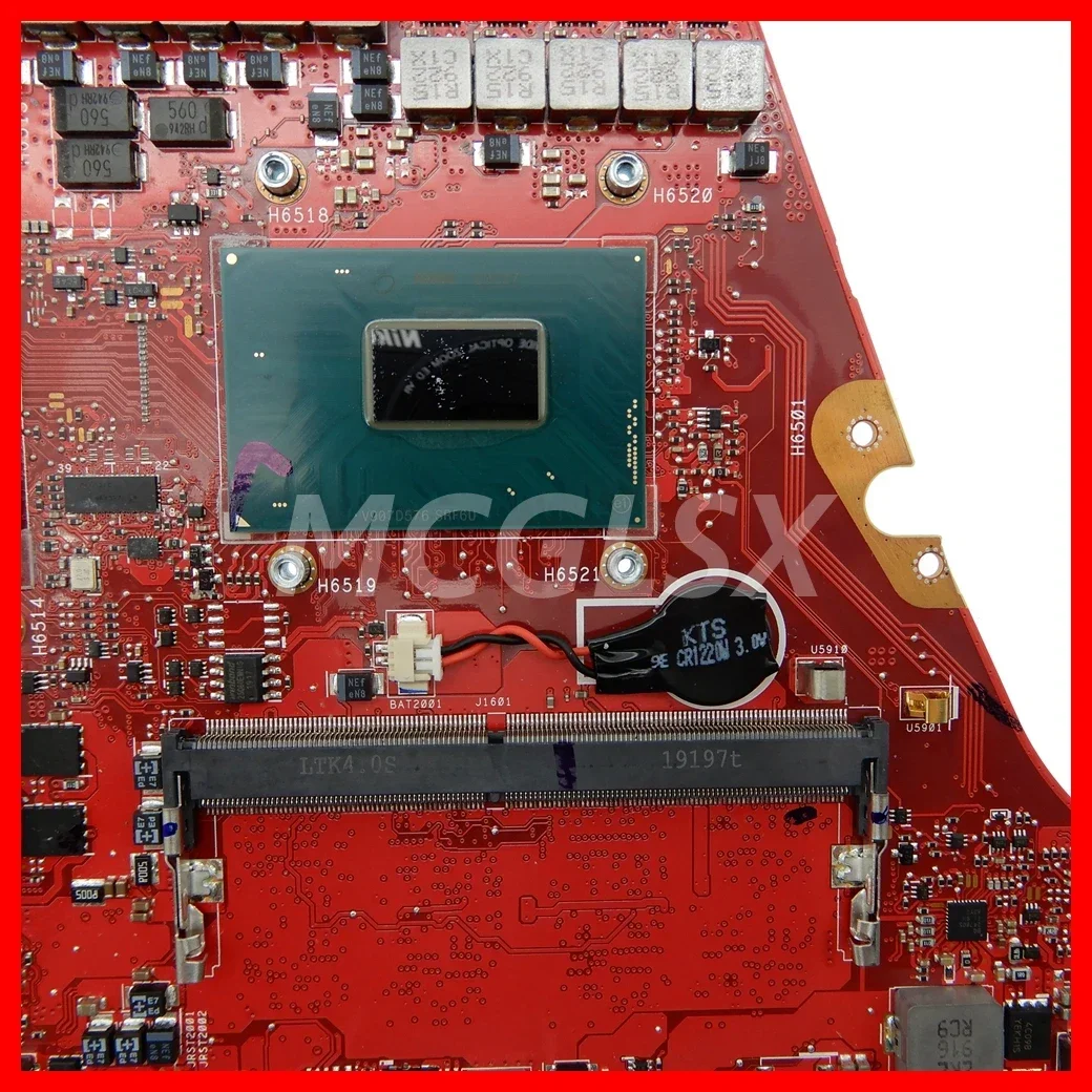 GX701GX Laptop Motherboard For ASUS S17 GX701 GX701GV GX701GW GX701GXH GX701GVR Mainboard i7-8th 9th CPU RTX2080 GPU 8G/16G-RAM