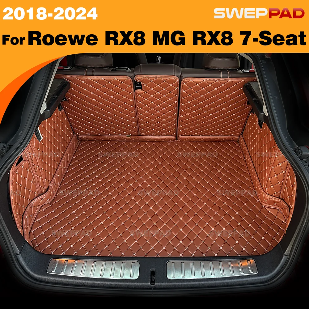 

Вкладыш багажника для Roewe RX8 MG RX8 7-местный 2018-2024 23 22 21 20 Коврик в багажник автомобиля Чехлы на спинку сиденья Полный комплект автомобильных аксессуаров