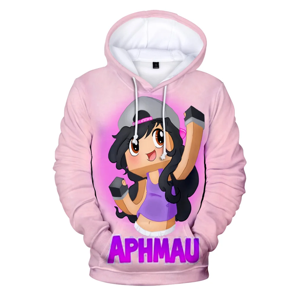 Aphmau-Sweat à capuche unisexe 3D ChimPrint, Sweat à capuche Hip Hop confortable, Sweat à capuche décontracté, All-Match, Harajuku, Médicaments