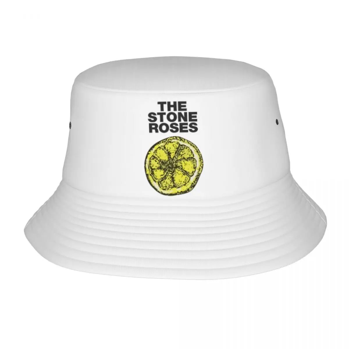 Unisex Bucket Hats Stone Roses Merch The Stone Roses Lemon Vocation Getaway Headwear UV Protection Outdoor Fishing Caps Panamka