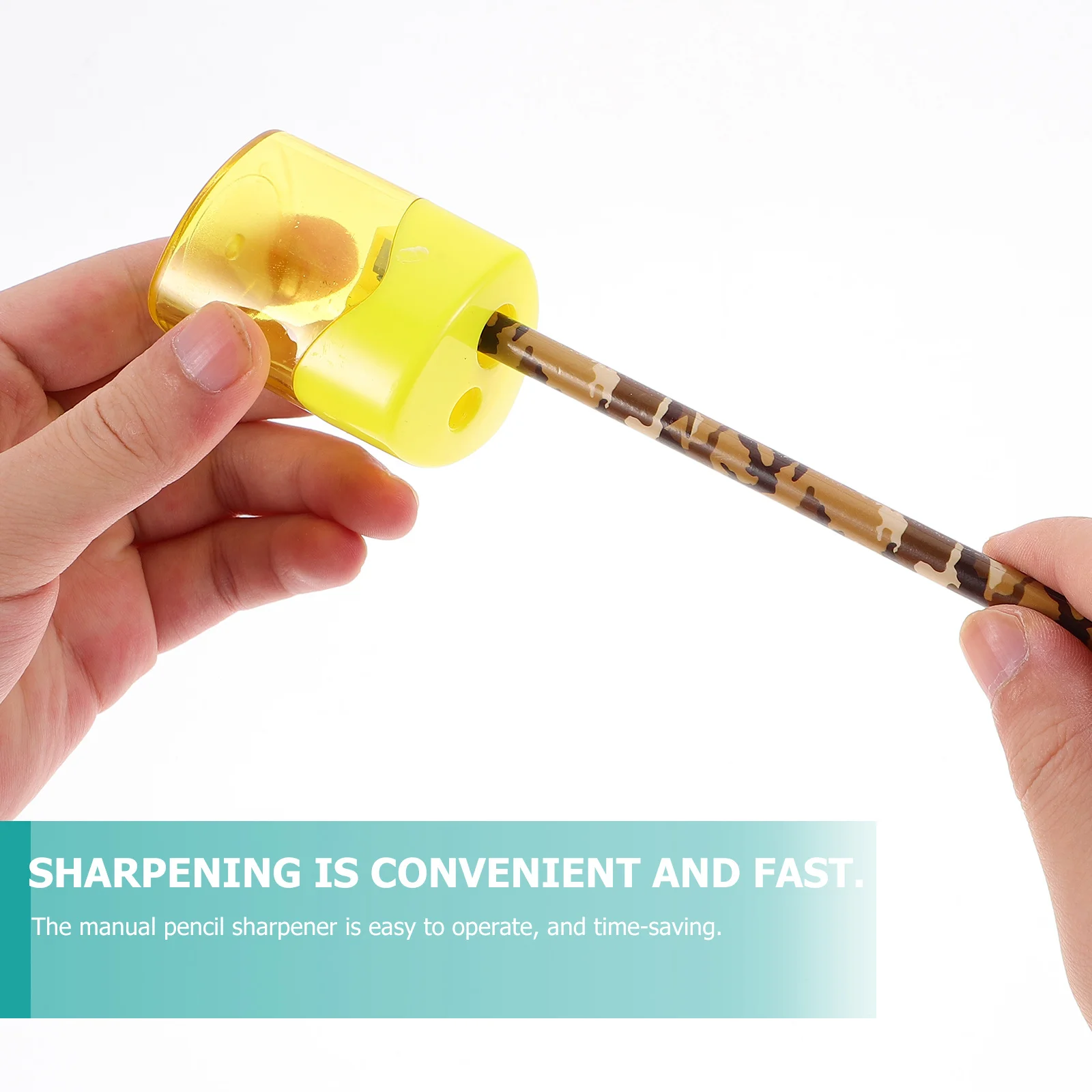 Taille-crayon manuel à Double trous, 12 pièces, Portable, pratique, coloré, pour fournitures scolaires et de bureau