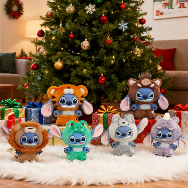 ديزني غرزة الحيوانات البرية سلسلة صندوق أعمى أفخم لعبة من الفينيل دمية لطيفة طبق الاصل صندوق غامض حقيبة قلادة ديكور السنة الجديدة هدية احتفالية #3