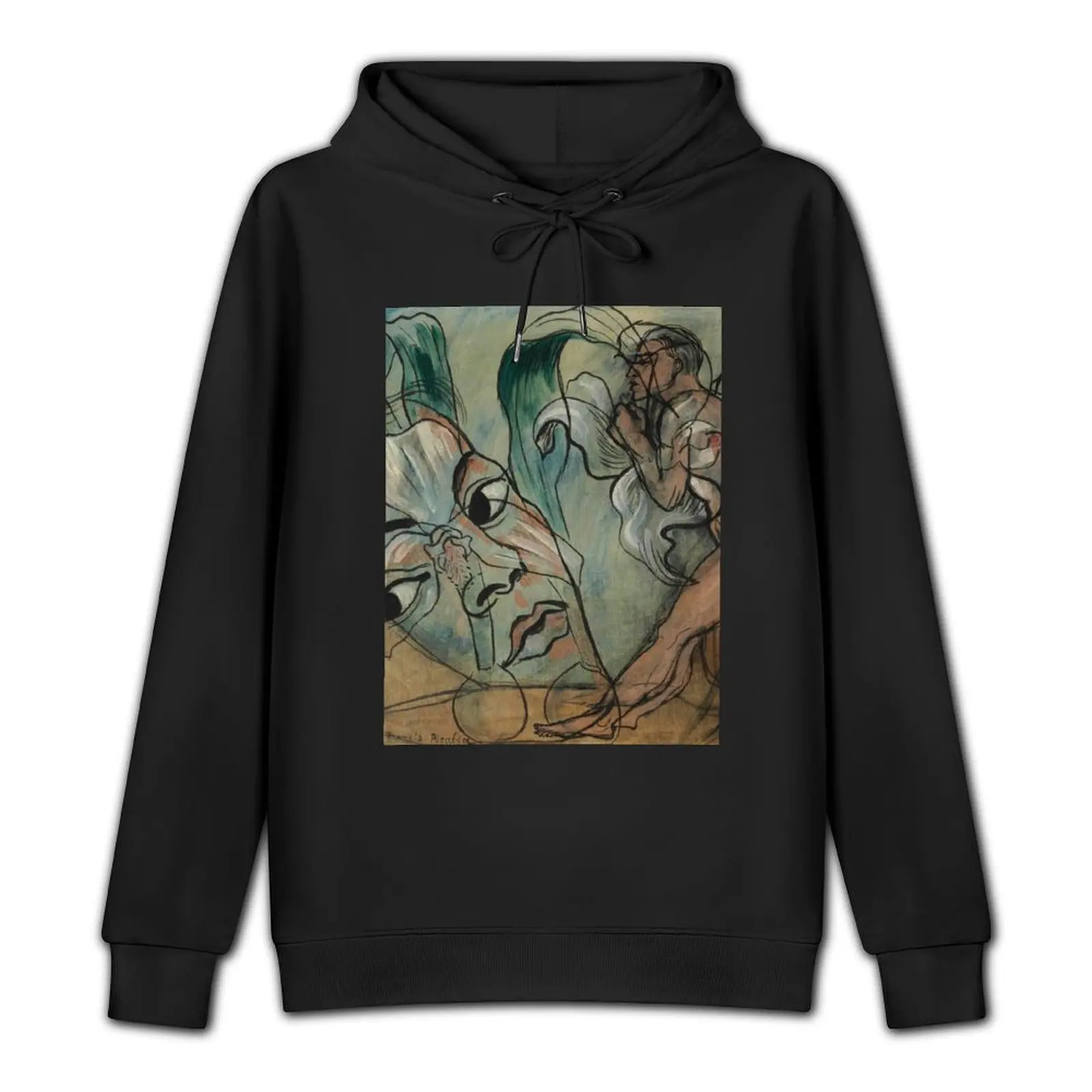 Francis Picabia Index Pullover Hoodie men's coat hoody