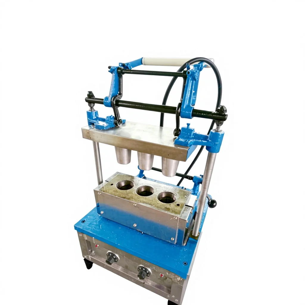 New Edible Coffee Cup & Ice Cream Cone Making Machine-Easy to Operate Commercial Use 50-60pcs/h Capacity CE Certified