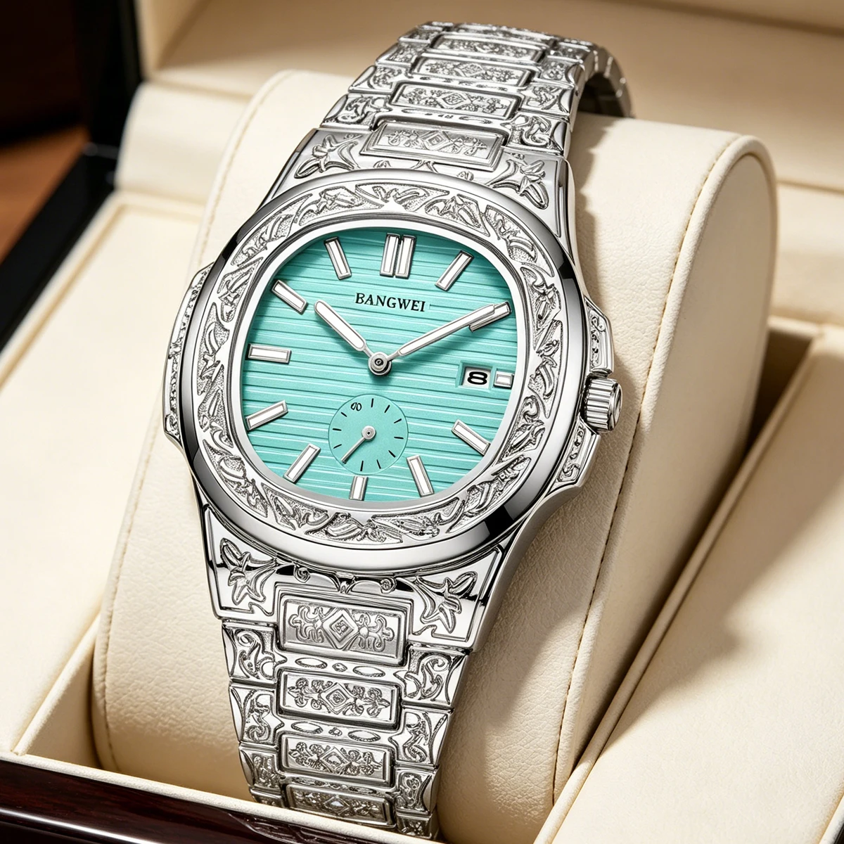2026 New For Ms Fashion Brand Iady Watch Waterproof Luminous Stainless Steel Watches Date Week Casual Quartz Iady Clock Reloj