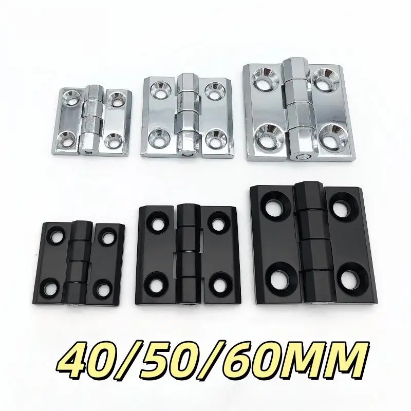 2Pcs Zinc Alloy Hinge Apply To Switch Cabinet Electric Cl218 Hl040 40*40mm 50*50mm 60*60mm Cabinet Door Hinges