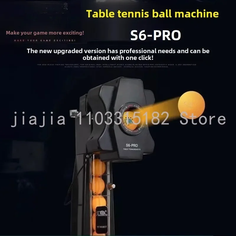 

S6 PRO table tennis serve machine, home training serve machine, automatic loop feeding, intelligent practice ball companion