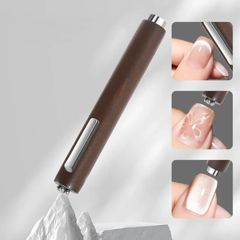 3 IN 1 Multi-function Cat Eye Magnet For Nail Art Design Strong Thick Magnetic Stick Large Cylindrical Magnetic Nail Tool