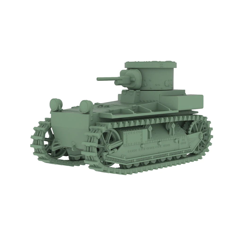 

1/220 1/160 1/87 SSMODEL SS767 Железнодорожная военная модель комплект US T1E2 Light Tank