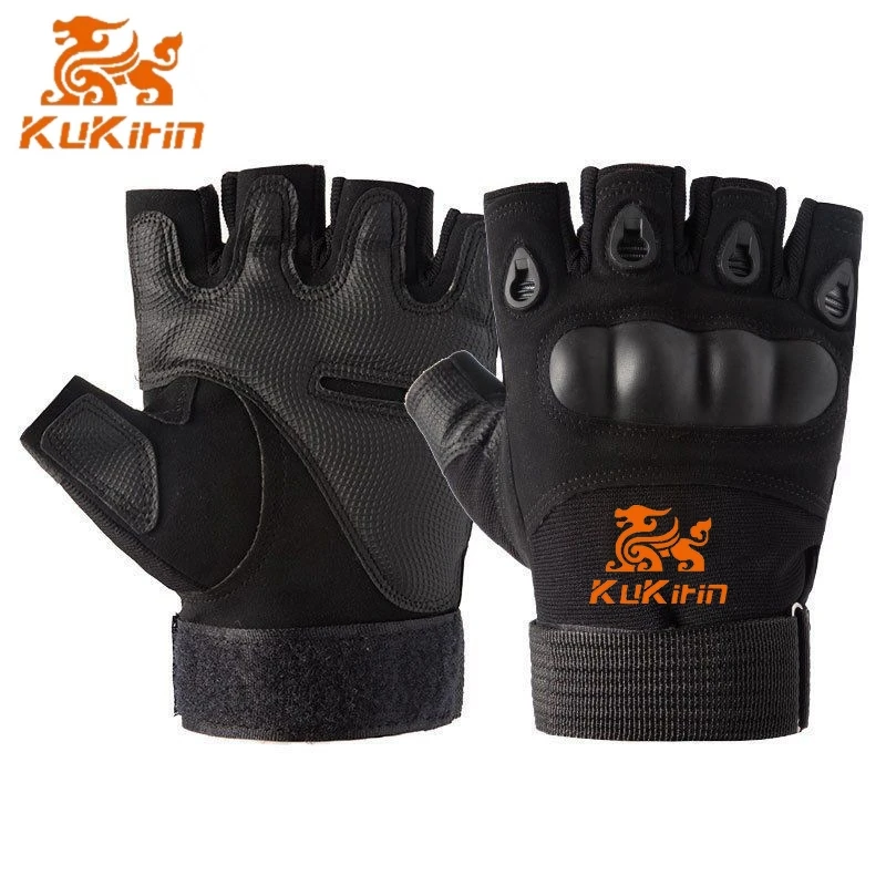Kukirin Anti-Rutsch-Fahrradhandschuhe, Halbfinger-Handschuhe, Outdoor-Camping-Wanderhandschuhe, atmungsaktive, verschleißfeste Sporthandschuhe