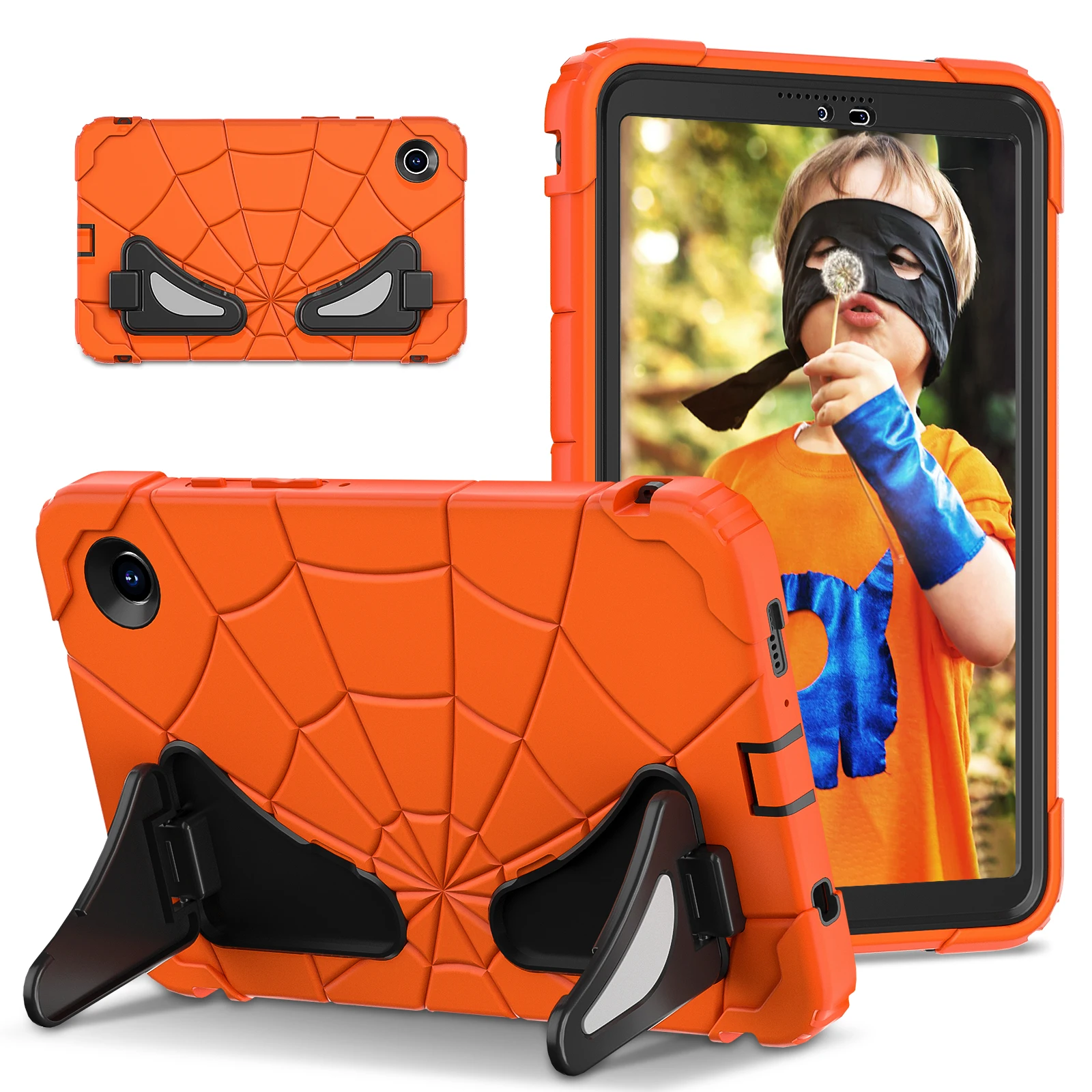 

Kickstand Rugged Case For Samsung Galaxy Tab A9 2023 8.7 inch SM-X110 X115 X117 Kids Funda Hybrid Cover PC-Silicone Shockproof