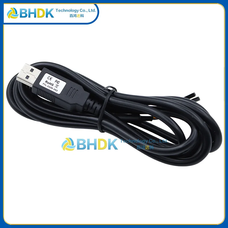 For TTL‑232R‑RPI USB To TTL UART Serial Converter Cable FT232R Chip 1.8M Raspberry Pi 40Pin Header Debug Wire