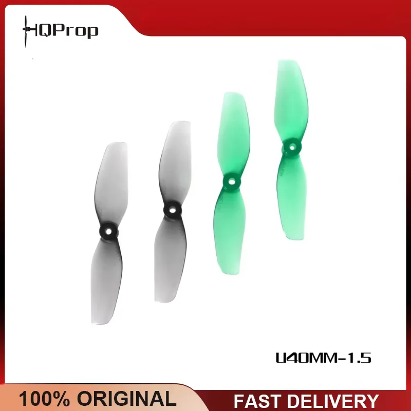 HQ Ultralight Whoop Prop 1.6X1 1.6X2 40MM 3-Blade PC 1MM 1.5MM Shaft for FPV Whoop Drone Micro Racing Freestyle