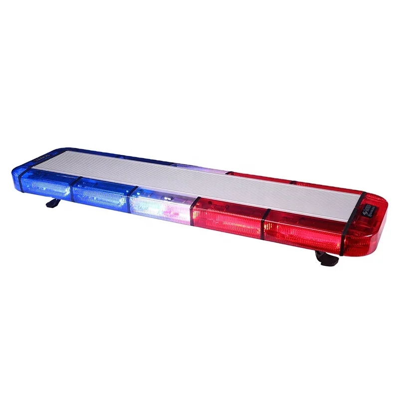 Red And Blue Automotive Rooftop 88led Safety Emergency Warning Strobe Light Bar