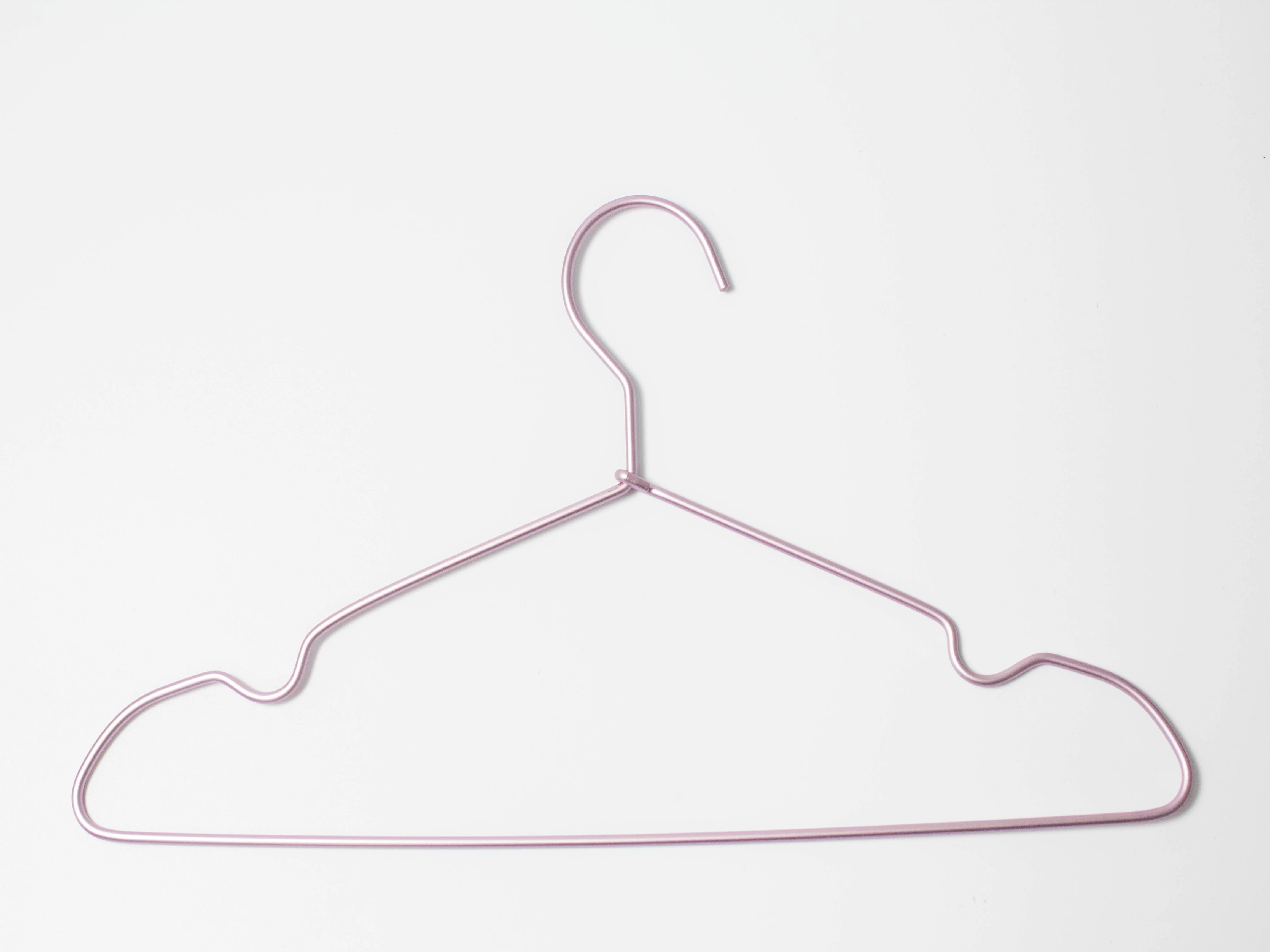 

10 PCS Metal Clothes Hanger Purple Garment Coat Suit Anti Slip （DN-2204-40-PUR）