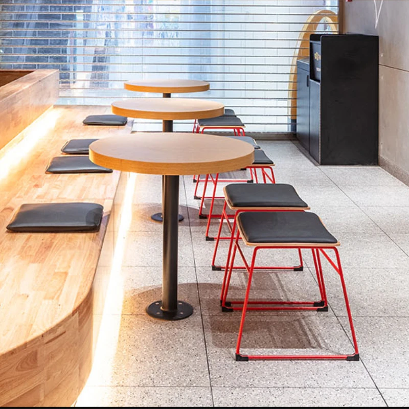 

GY56 Low Bar Stool, Fast Food Café Chair, Industrial Design No Backrest, Commercial Seating, Modern Bar Chair