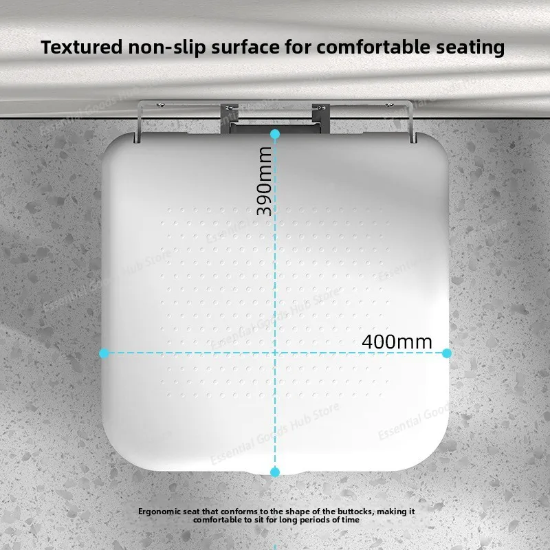 Anti-slip shower stool Bathroom folding seat for elderly bathing Corridor shoe-changing stool Bathing Stool