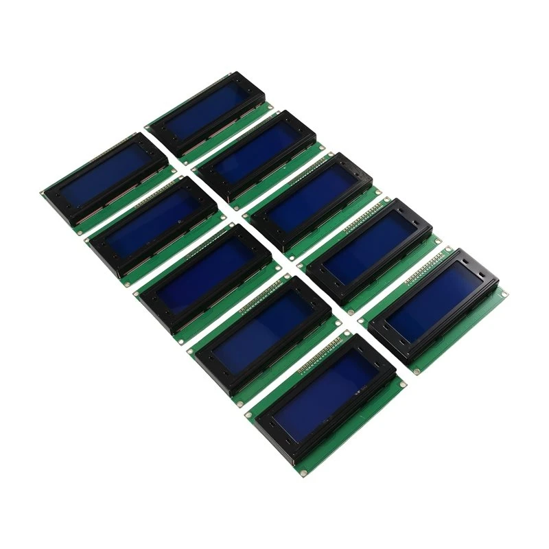 [NEW!T25C】 Blue Screen 10PCS LCD2004 2004 LCD Module 2004 20X4 Character LCD Display IIC I2C Interface For Arduino Raspberry Pi
