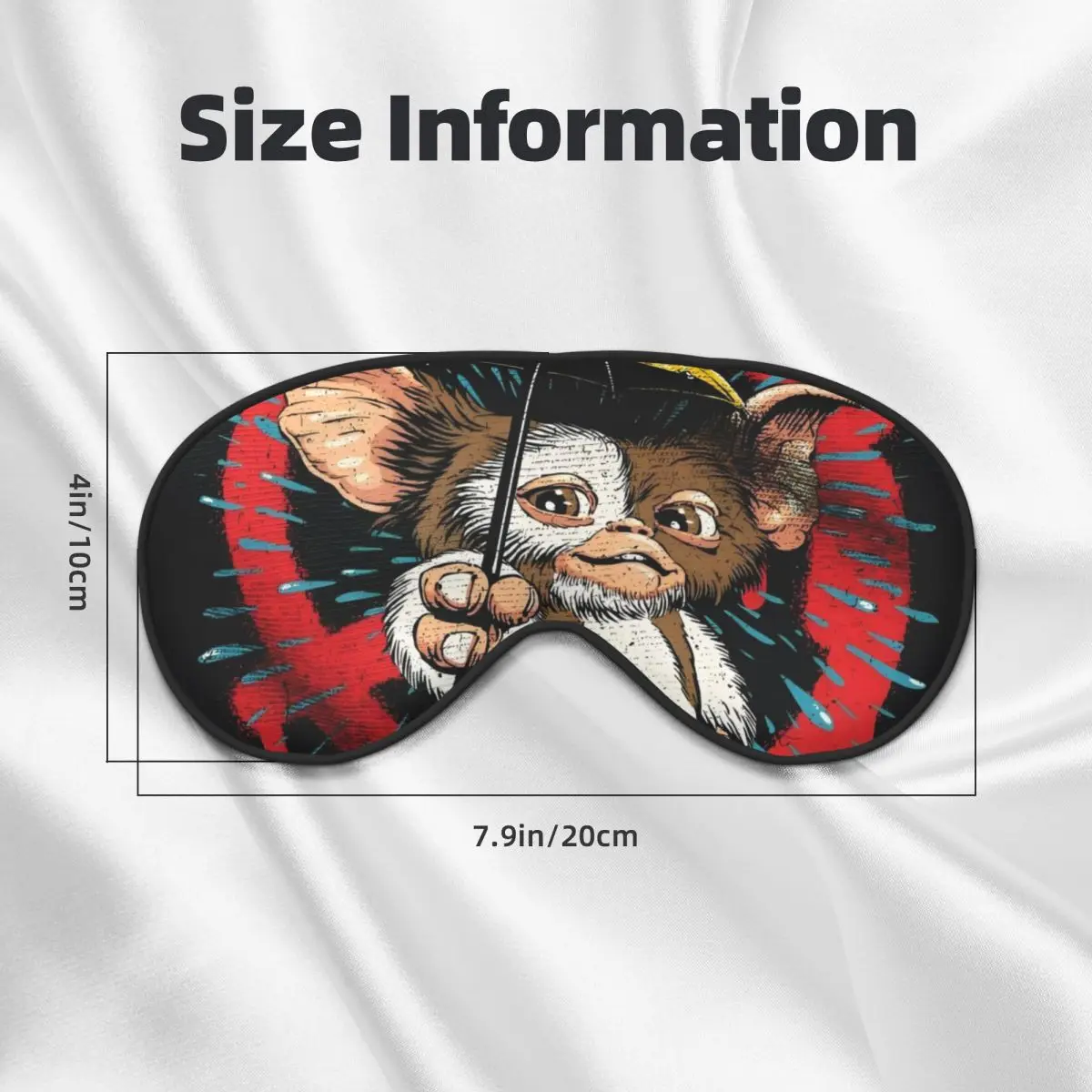 G-Gremlinses أقنعة العين الناعمة اثنين من الجانبين موغواي الوحش الرعب الرجعية الخيال العلمي الغمامة للفندق الإبداعية كتلة خارج بقع العين الخفيفة