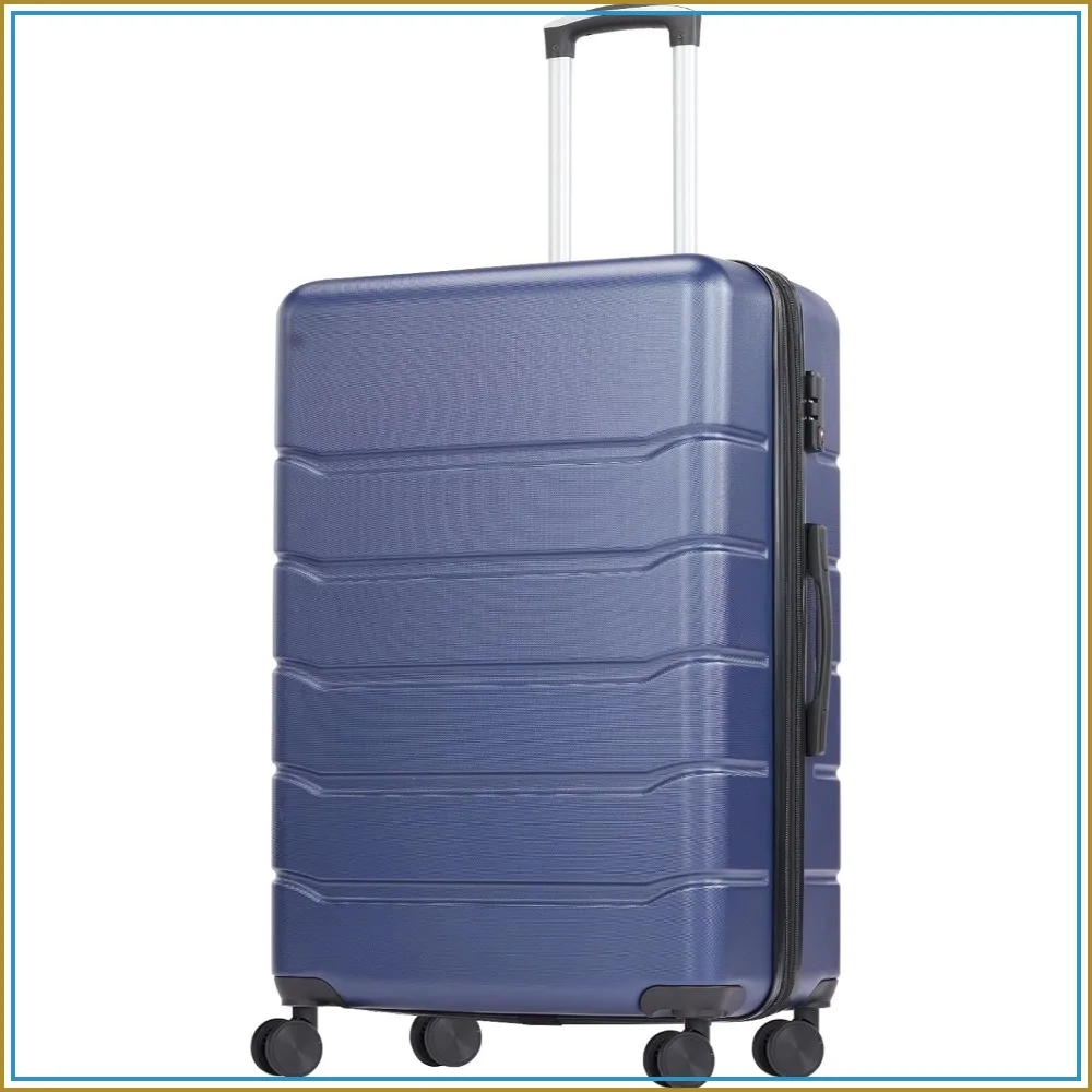

28 Inch Hardside Luggage, Spinner Wheels, Lightweight ABS Suitcase, TSA Lock, Expandable for Travel