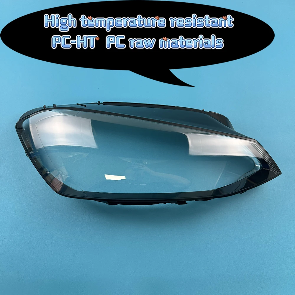 For Volkswagen VW Golf 7 2014 2015 2016 2017 With Line Car Front Headlight Lens Cover Auto Case Headlamp Glass Lampshade