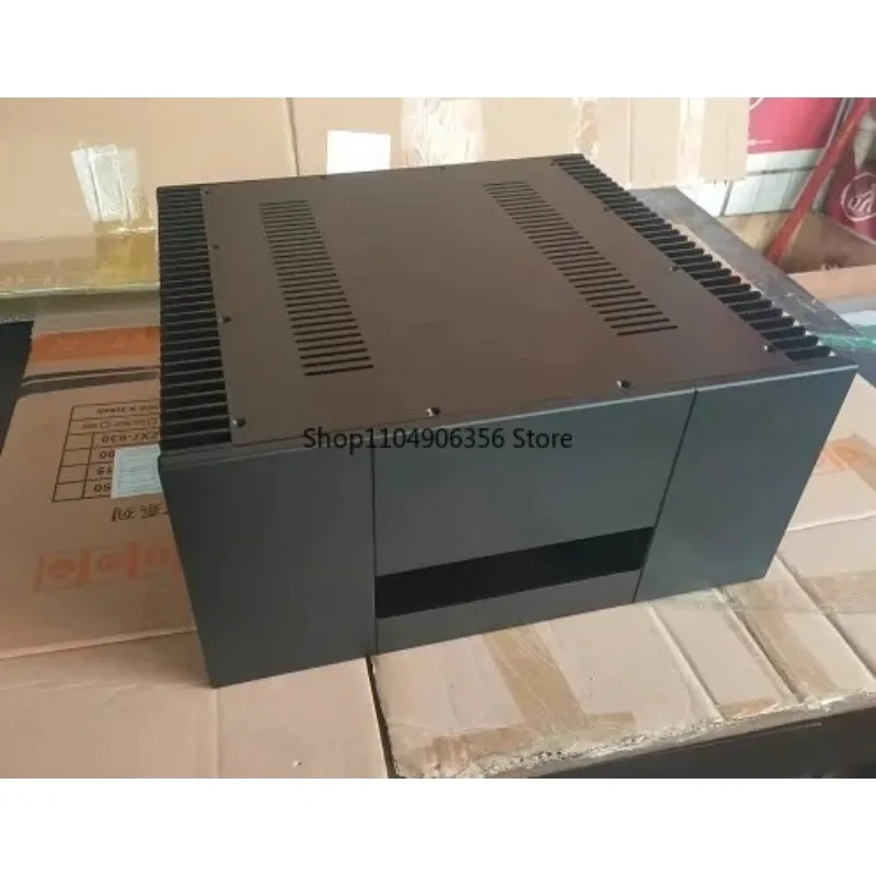 for big space aluminum Goldmund double channel amplifier chassis Audio rear stage amplifier combine chassis both sides heatsink