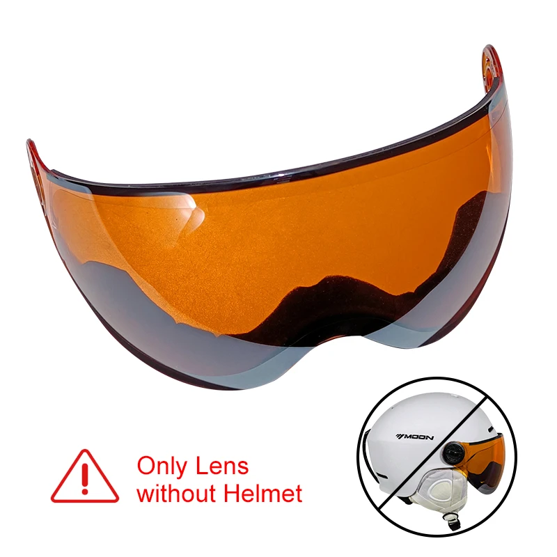MOON-Skihelm mit Brille, Schneefirier, Formen, Sicherheitsausrüstung, Outdoor-Sport, Winter 3