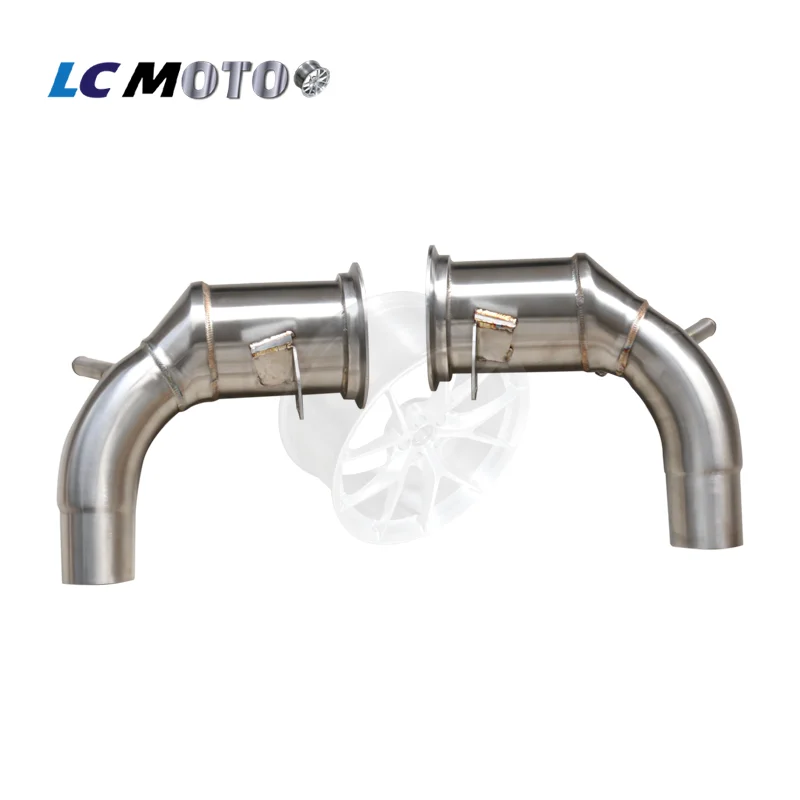 SS304 Stainless High Flow Exhaust Downpipe For 2020 Porsche 911 992 Carrera 4/4S 3.0T DFI Upgrade Parts