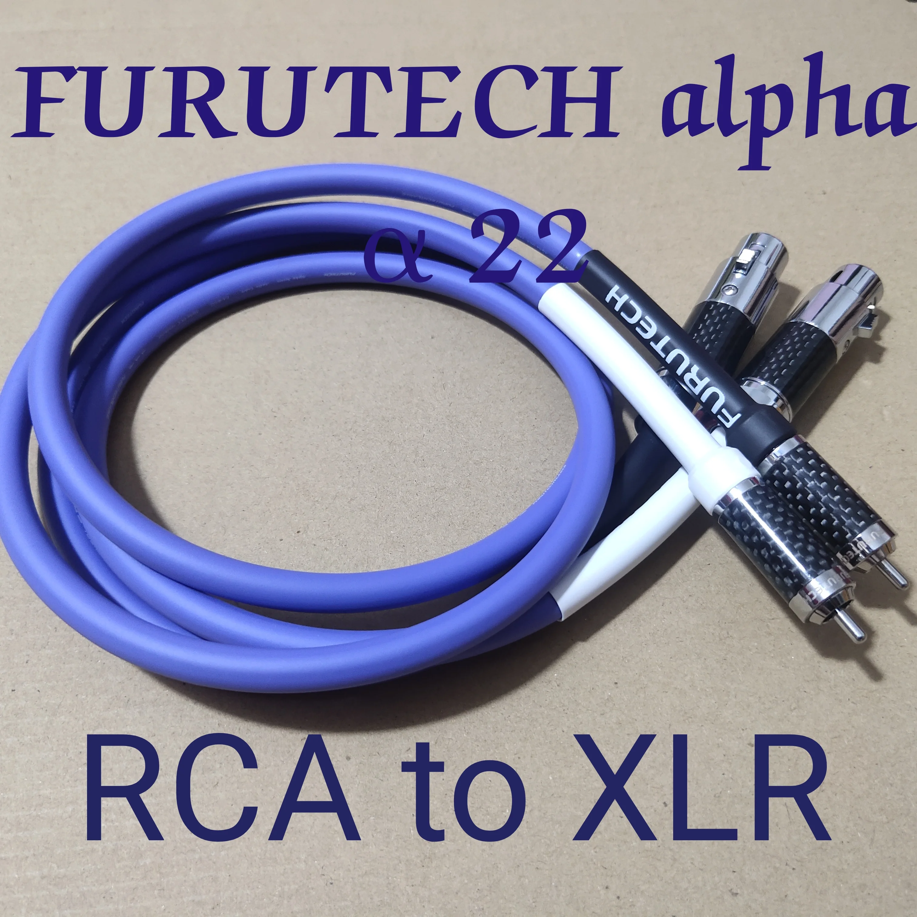 

Furukawa new αS22 OCC HIFI RCA Audio signal Cable Power Amplifier XLR Balanced Line by furutech alpha process