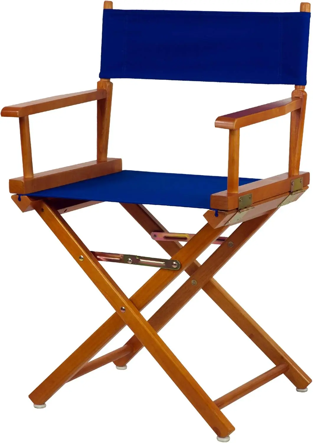 

18"" Director'S Chair Ey Oak Frame With Royal Blue Canvas