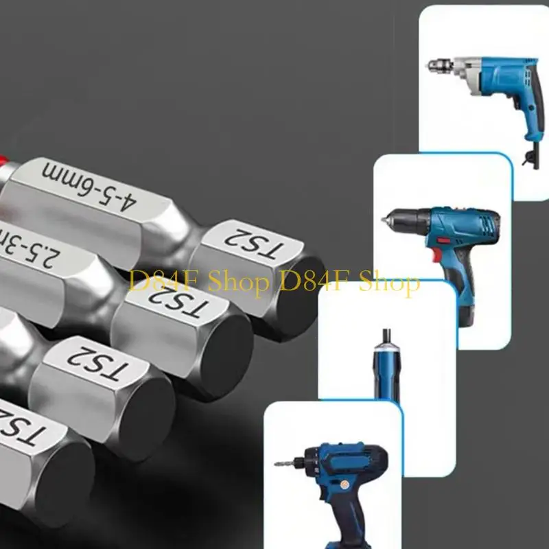 D84F Double Grooves Driver Bit Set Maintenance Tool for Assembly and Maintenance
